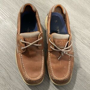 Sperry Men's Tan Leather Boat Shoes